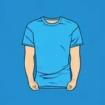 blue T-shirt image